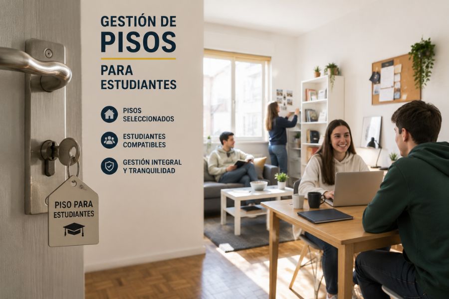 Gestión de pisos para estudiantes en Valencia